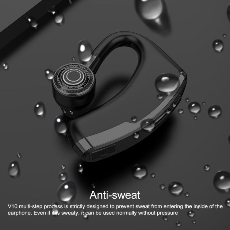 V10 Wireless Bluetooth V5.0 Sport Headphone without Charging Box, CSR Chip, Support Voice Reception&10 Minutes Fast Charging(Black) - Bluetooth Earphone by buy2fix | Online Shopping UK | buy2fix