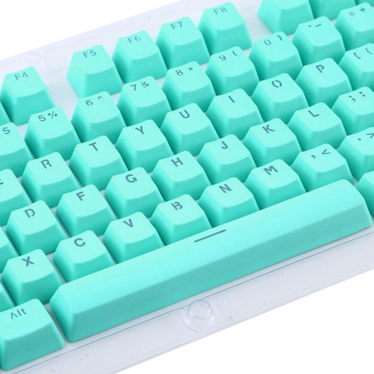 104 Keys Double Shot PBT Backlit Keycaps for Mechanical Keyboard (Mint Blue) by buy2fix