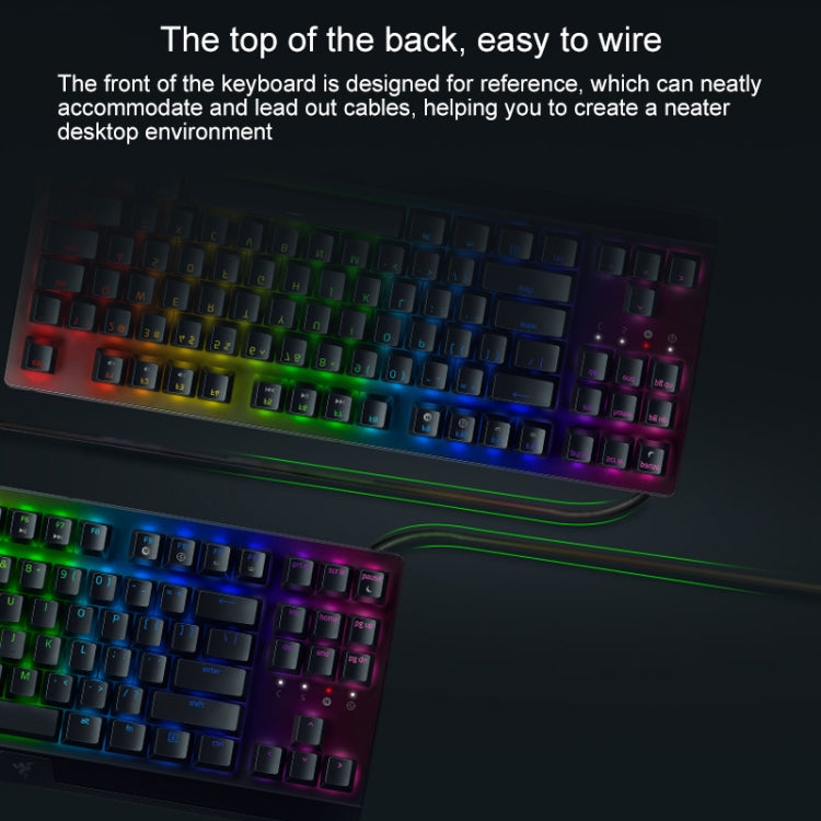 Razer BlackWidow V3 Tenkeyless RGB Lighting Wired Mechanical Keyboard, Competitive Version (Green Shaft) - Wired Keyboard by Razer | Online Shopping UK | buy2fix