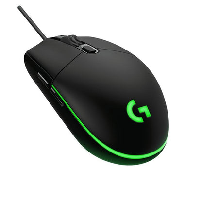 Logitech G102 6-keys RGB Glowing 6000DPI Five-speed Adjustable Wired Optical Gaming Mouse, Length: 2m (Black) - Wired Mice by Logitech | Online Shopping UK | buy2fix
