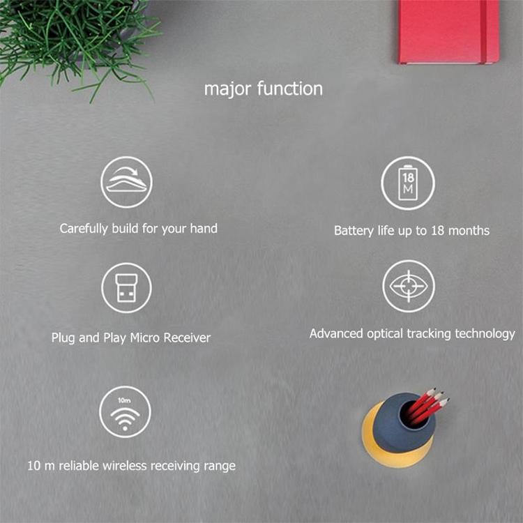 Logitech M280 2.4GHz 3-keys 1000DPI Wireless Optical Mouse, Wireless Range: 10m (Red) - Wireless Mice by buy2fix | Online Shopping UK | buy2fix