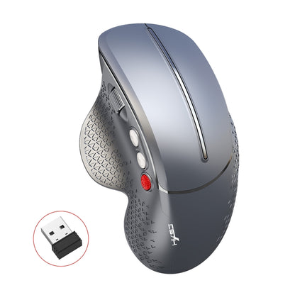 HXSJ T32 Ergonomic Design 2.4G Wireless Vertical Mouse(Silver) - Wireless Mice by HXSJ | Online Shopping UK | buy2fix
