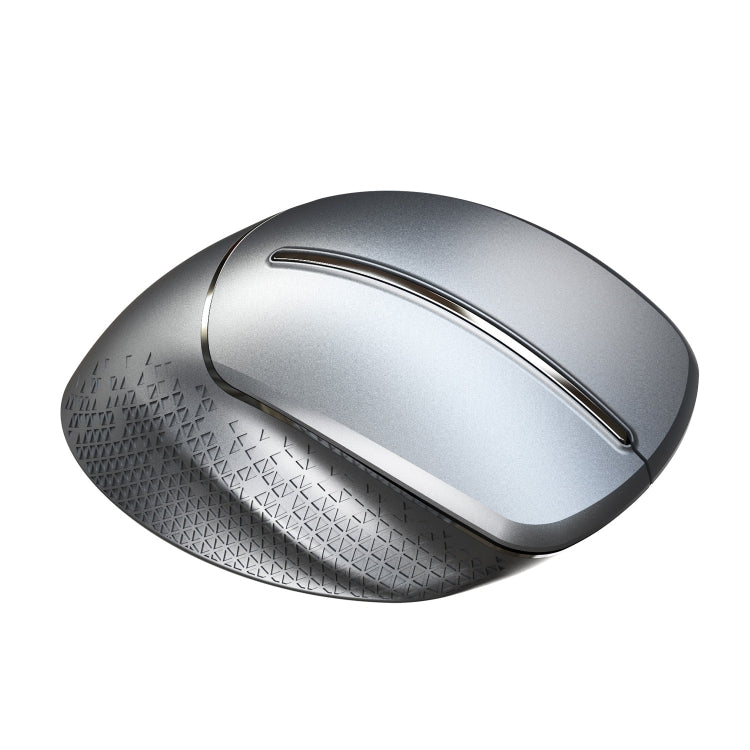 HXSJ T32 Ergonomic Design 2.4G Wireless Vertical Mouse(Silver) - Wireless Mice by HXSJ | Online Shopping UK | buy2fix