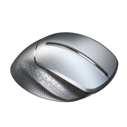 HXSJ T32 Ergonomic Design 2.4G Wireless Vertical Mouse(Silver) - Wireless Mice by HXSJ | Online Shopping UK | buy2fix