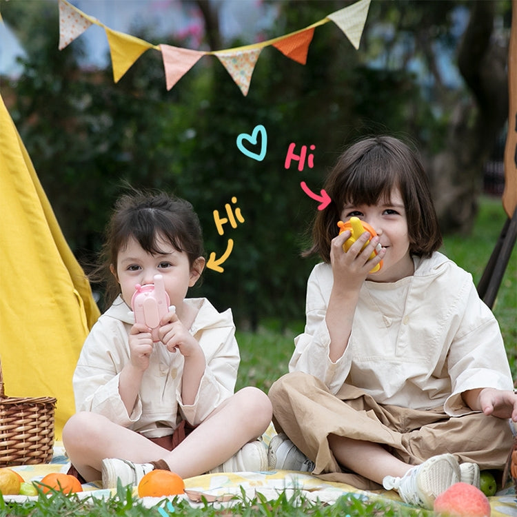 adj-847 Cartoon Bee-shaped Children Walkie-talkie Wireless 3km Call Outdoor Parent-child Interactive Toy with Flashlight & Anti-lost Lanyard (Yellow) by buy2fix