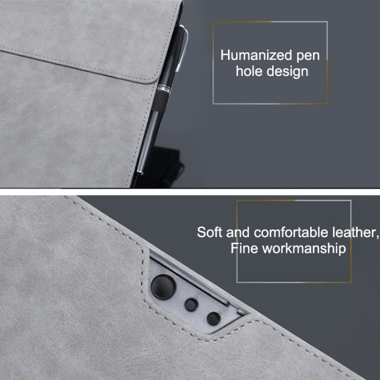 Laptop Bag Case Sleeve Notebook Briefcase Carry Bag for Microsoft Surface Pro 4 / 5 12.3 inch(Grey) - Microsoft by buy2fix | Online Shopping UK | buy2fix