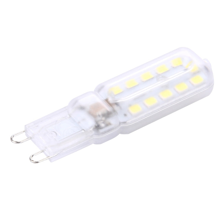 G9 3W 300LM Transparent Cover Corn Light Bulb, 22 LED SMD 2835, AC 220-240V(White Light) - LED Blubs & Tubes by buy2fix | Online Shopping UK | buy2fix