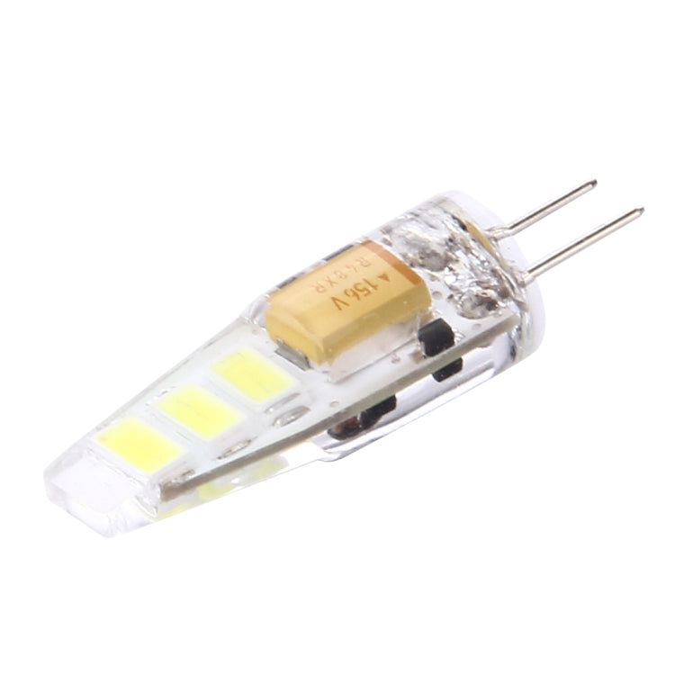 G4 2W 100LM Corn Light Bulb, 6 LED SMD 5730 Silicone, DC 12V(White Light) - LED Blubs & Tubes by buy2fix | Online Shopping UK | buy2fix