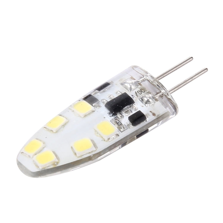 G4 2W 180LM Corn Light Bulb, 12 LED SMD 2835 Silicone, DC 12V, Big Size: 3.9x1.4x0.9cm(White Light) - LED Blubs & Tubes by buy2fix | Online Shopping UK | buy2fix