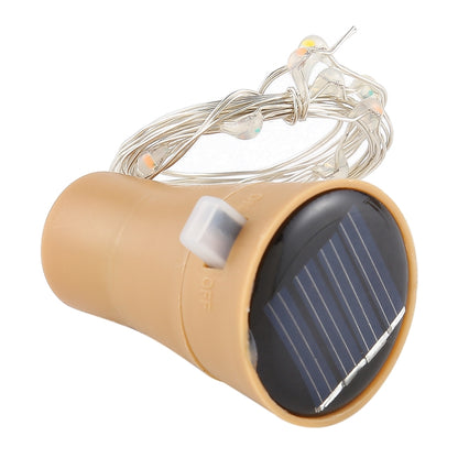 1m 10 LEDs SMD 0603 Solar Powered Copper Wire String Light Fairy Lamp Decorative Light(Colorful Light) by buy2fix