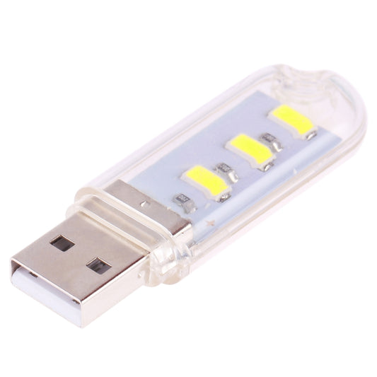 3 LEDs 5730 SMD USB LED Book Light Portable Night Lamp(White Light) by buy2fix