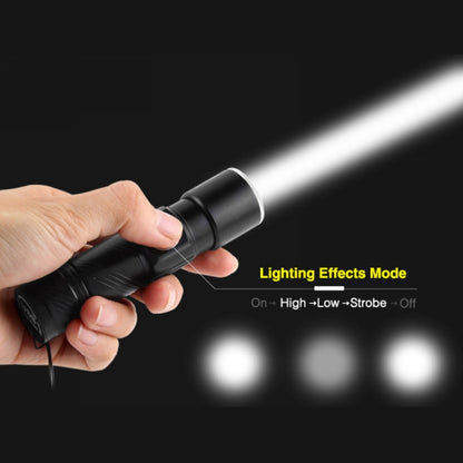 Ultra Bright Rechargeable LED Torch Flashlight - LED Flashlight by buy2fix | Online Shopping UK | buy2fix