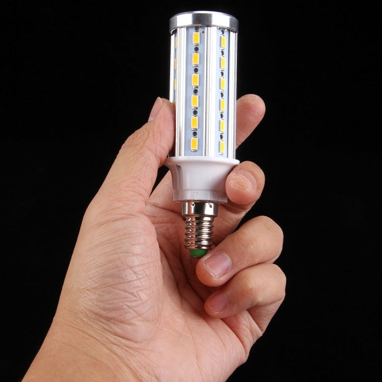 10W Aluminum Corn Light Bulb, E14 880LM 42 LED SMD 5730, AC 85-265V(White Light) - LED Blubs & Tubes by buy2fix | Online Shopping UK | buy2fix