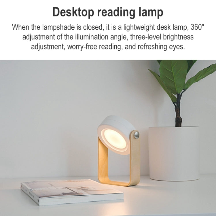 JP-dld 2.5W Portable Telescopic Lantern Night Light Children Eye Protection Reading Touch LED Desk lamp (White) by buy2fix
