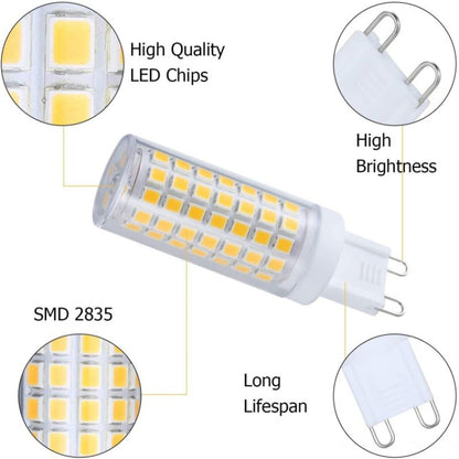 G9 102 LEDs SMD 2835 2800-3200K LED Corn Light, AC 110V(Warm White) - LED Blubs & Tubes by buy2fix | Online Shopping UK | buy2fix