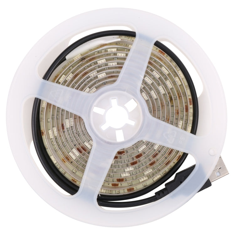 USB 5050 SMD LED Red Light Waterproof Epoxy Rope Light, 30 LED/m, DC 5V, Length: 2m by buy2fix