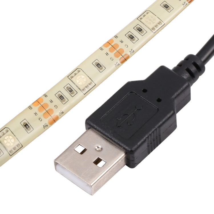 USB 5050 SMD LED Red Light Waterproof Epoxy Rope Light, 30 LED/m, DC 5V, Length: 2m by buy2fix