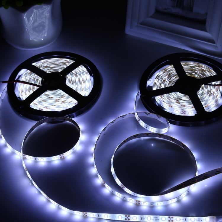 2pcs Bare Board 2835 SMD Dimmable White Light / Warm Light LED Rope Light, 60 LED/m, Length: 5m, 12V 2A 100-240V(EU Plug) by buy2fix