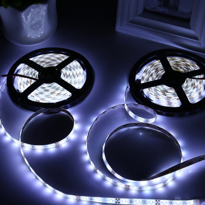 2pcs Bare Board 2835 SMD Dimmable White Light / Warm Light LED Rope Light, 60 LED/m, Length: 5m, 12V 2A 100-240V(EU Plug) by buy2fix