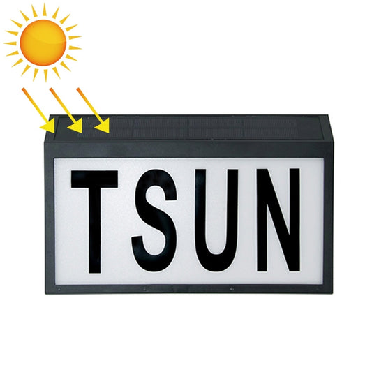 2W 10 LEDs Wall-mounted Waterproof Solar Digital House Number Light LED Light Control Address Indicator, Color Temperature: 6000K by buy2fix