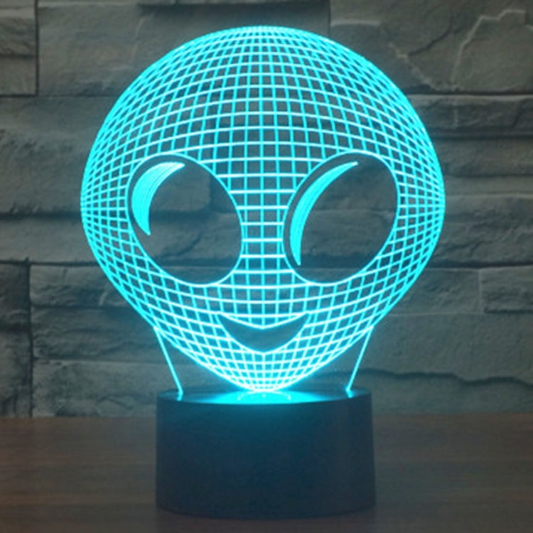 Alien Style 3D Touch Switch Control LED Light , 7 Color Discoloration Creative Visual Stereo Lamp Desk Lamp Night Light - Novelty Lighting by buy2fix | Online Shopping UK | buy2fix