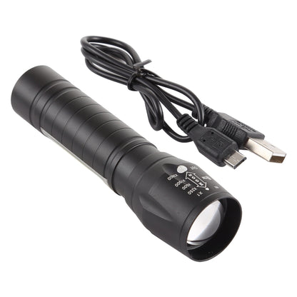 A2 USB Charging Waterproof Zoomable XPE + COB Flashlight with 3-Modes & Storage Box by buy2fix