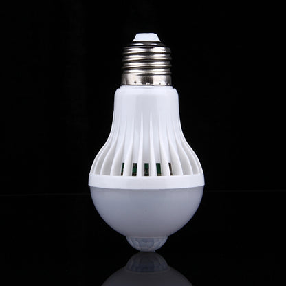 E27 9W Infrared Motion Sensor LED Light Bulb, Sensor Distance: 4-6m, AC 85-265V - Sensor LED Lights by buy2fix | Online Shopping UK | buy2fix