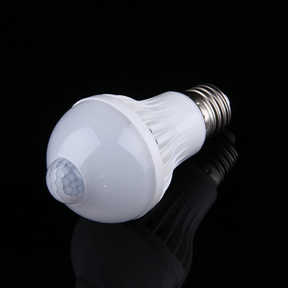 E27 9W Infrared Motion Sensor LED Light Bulb, Sensor Distance: 4-6m, AC 85-265V - Sensor LED Lights by buy2fix | Online Shopping UK | buy2fix