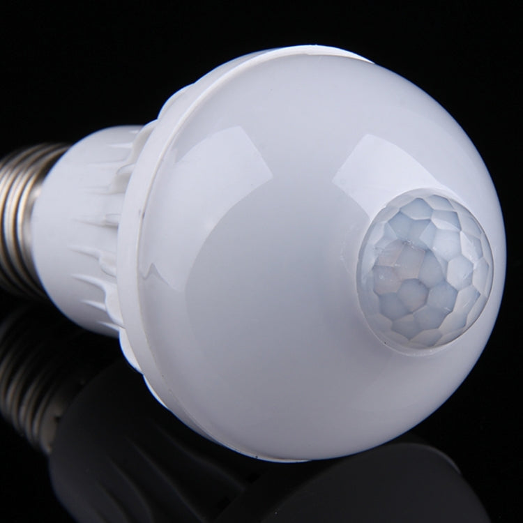 E27 9W Infrared Motion Sensor LED Light Bulb, Sensor Distance: 4-6m, AC 85-265V - Sensor LED Lights by buy2fix | Online Shopping UK | buy2fix