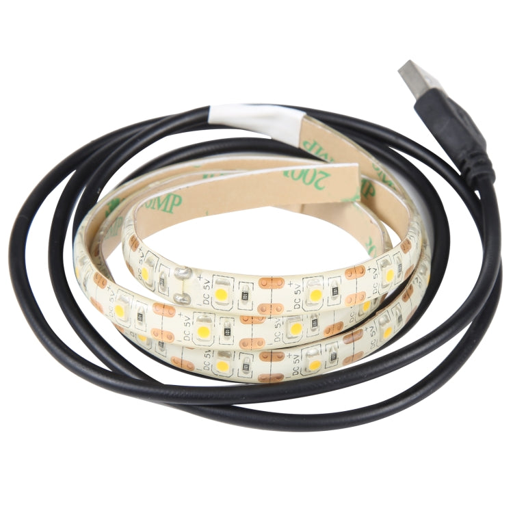 USB 2835 SMD LED Warm Light Waterproof Epoxy Rope Light, DC 5V, Length: 50cm - Epoxy Waterproof Light by buy2fix | Online Shopping UK | buy2fix