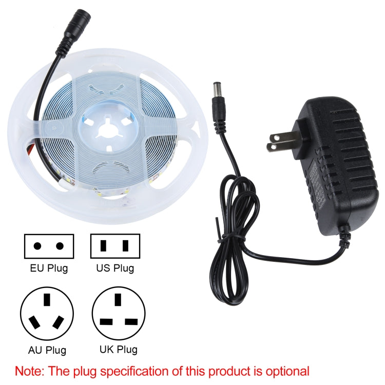 5m Bare Board 2835 SMD RGB LED Rope Light, 120LED/m, 12V 2A 100-240V (EU Plug) by buy2fix