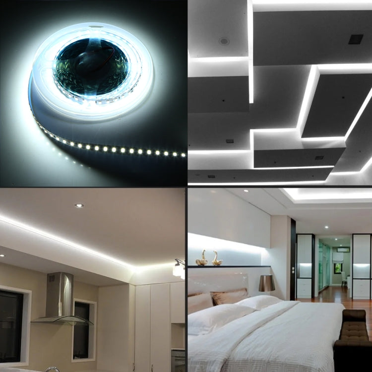 5m Bare Board 2835 SMD RGB LED Rope Light, 120LED/m, 12V 2A 100-240V (EU Plug) by buy2fix