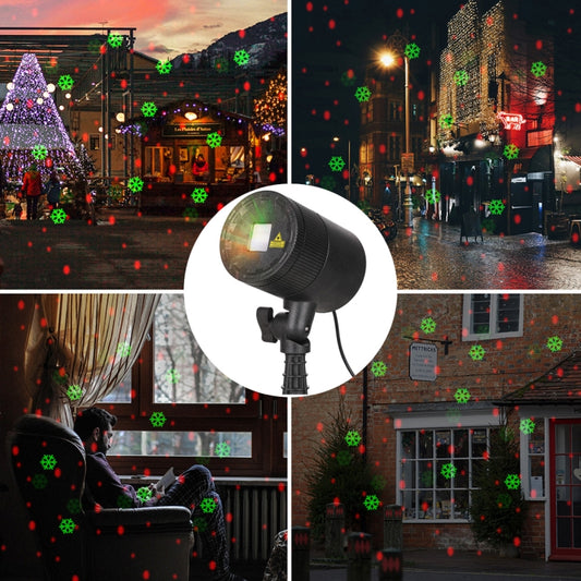 Blinblin CMF-A103 3W IP65 Waterproof ABS Shell Landscape Light, Dynamic Red + Green Laser Mini Outdoor Lamp - Street Lights by buy2fix | Online Shopping UK | buy2fix