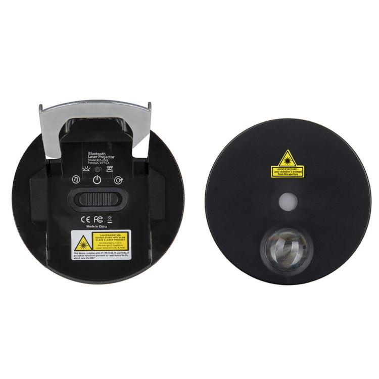 Blinblin Major 1 6W USB Charging Portable RGB Laser Projector Bluetooth Stereo Sound Speaker(Black) - Desktop Speaker by buy2fix | Online Shopping UK | buy2fix