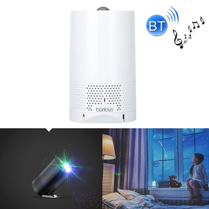 Blinblin Major 1 6W USB Charging Portable RGB Laser Projector Bluetooth Stereo Sound Speaker(White) - Desktop Speaker by buy2fix | Online Shopping UK | buy2fix
