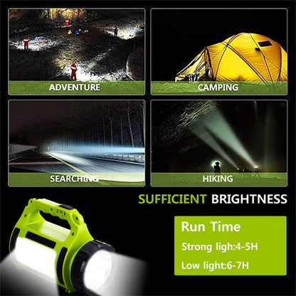 5W 1000LM USB Charging Outdoor Portable LED Searchlight, with USB Export Function - LED Flashlight by buy2fix | Online Shopping UK | buy2fix