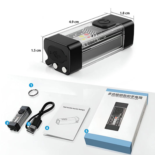 Multifunctional Keychain Mini Flashlight by buy2fix