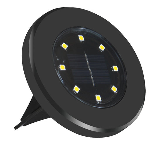 4 PCS 8 LEDs IP65 Waterproof Solar Powered Buried Lamp Garden Villa Garden Lawn Decorative Spotlight(White Light) by buy2fix