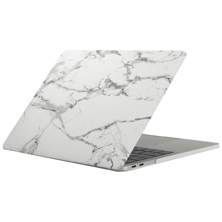 For 2016 New Macbook Pro 13.3 inch A1706 & A1708 White Black Texture Marble Pattern Laptop Water Decals PC Protective Case - MacBook Pro Cases by buy2fix | Online Shopping UK | buy2fix