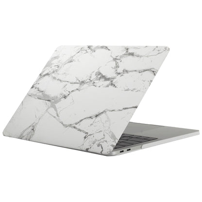 For 2016 New Macbook Pro 13.3 inch A1706 & A1708 White Black Texture Marble Pattern Laptop Water Decals PC Protective Case - MacBook Pro Cases by buy2fix | Online Shopping UK | buy2fix