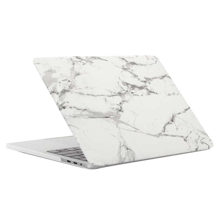 For 2016 New Macbook Pro 13.3 inch A1706 & A1708 White Black Texture Marble Pattern Laptop Water Decals PC Protective Case - MacBook Pro Cases by buy2fix | Online Shopping UK | buy2fix