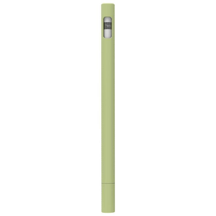 LOVE MEI For Apple Pencil 1 Triangle Shape Stylus Pen Silicone Protective Case Cover (Green) - Pencil Accessories by LOVE MEI | Online Shopping UK | buy2fix