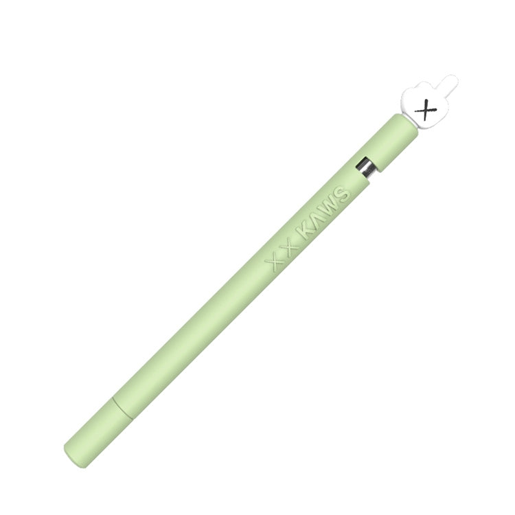 LOVE MEI For Apple Pencil 1 Middle Finger Shape Stylus Pen Silicone Protective Case Cover (Green) - Pencil Accessories by LOVE MEI | Online Shopping UK | buy2fix