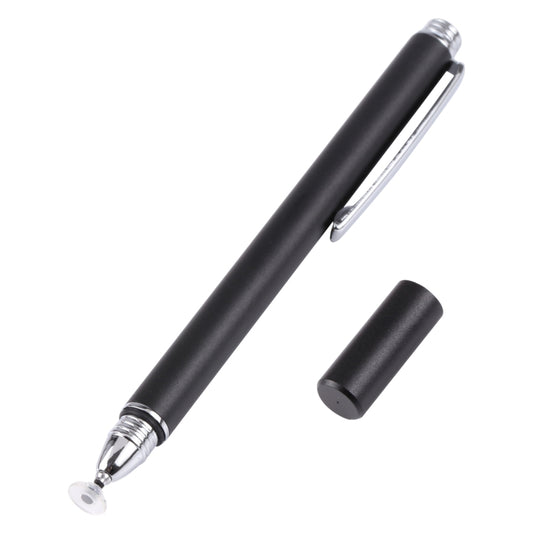 Universal Silicone Disc Nib Capacitive Stylus Pen (Black) - Stylus Pen by buy2fix | Online Shopping UK | buy2fix