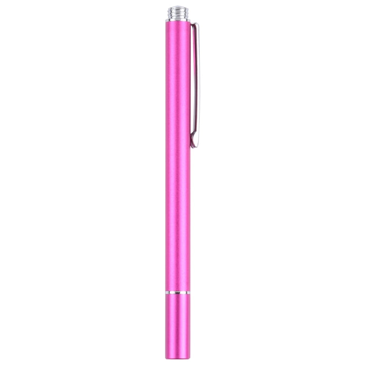 Universal Silicone Disc Nib Capacitive Stylus Pen (Rose Red) - Stylus Pen by buy2fix | Online Shopping UK | buy2fix