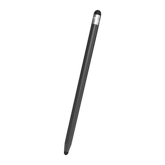 Universal Two-end Rubber Nibs Capacitive Stylus Pen with Magnetic Cap (Black) - Stylus Pen by buy2fix | Online Shopping UK | buy2fix