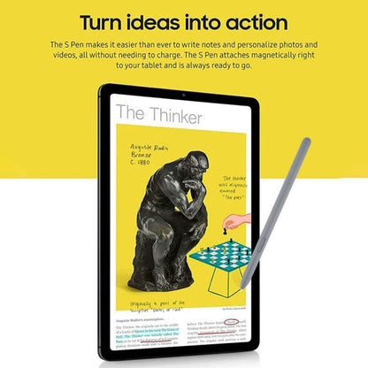 High Sensitivity Stylus Pen For Samsung Galaxy Tab S7/S7+/S7 FE/S8/S8+/S8 Ultra/S9/S9+/S9 Ultra/S10/S10+/S10 Ultra (Grey) by buy2fix