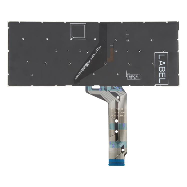 For Xiaomi Mi Notebook Air 12.5 US Version Keyboard with Backlight (Gold) - Replacement Keyboards by buy2fix | Online Shopping UK | buy2fix