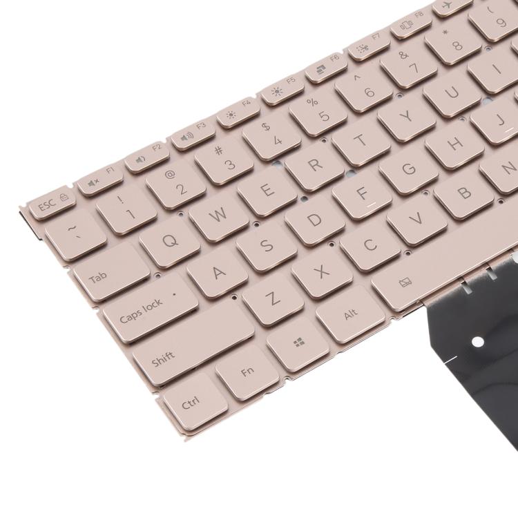 For Xiaomi Mi Notebook Air 12.5 US Version Keyboard with Backlight (Gold) - Replacement Keyboards by buy2fix | Online Shopping UK | buy2fix