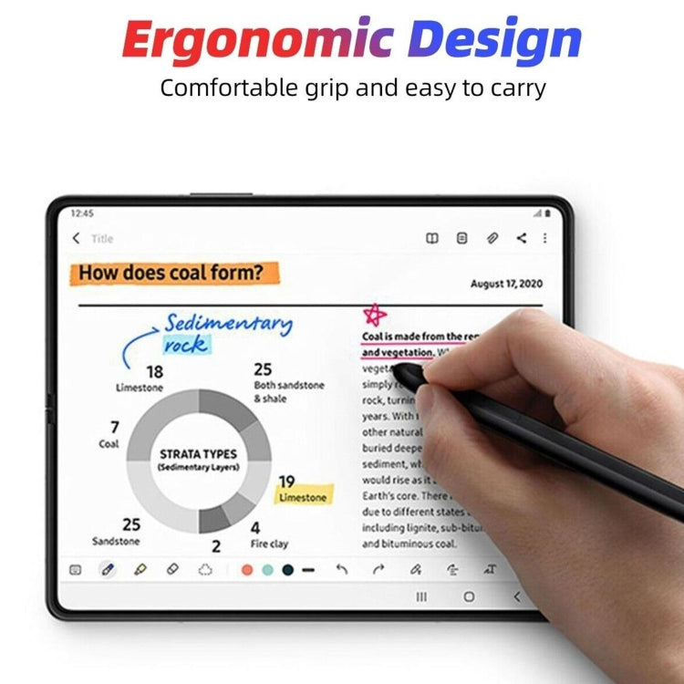 Touch Capacitive Pen Stylus For Samsung Galaxy Z Fold4 / Galaxy Z Fold3 5G (Beige White) - Stylus Pen by buy2fix | Online Shopping UK | buy2fix